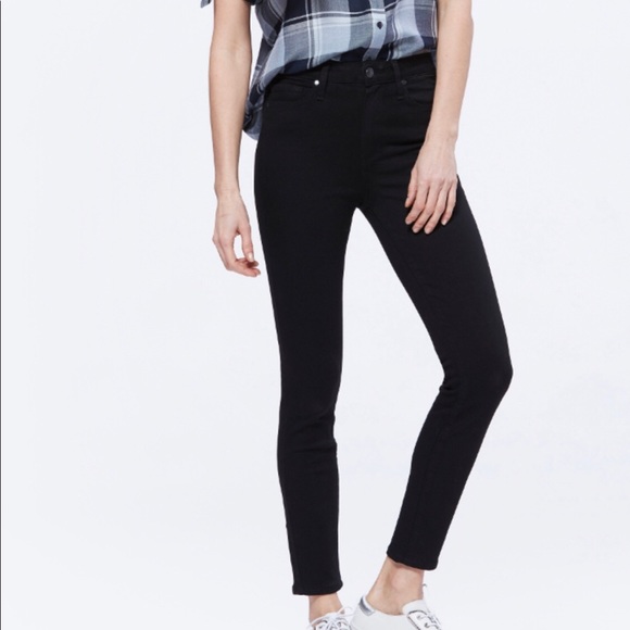 PAIGE Margot Crop Ankle High Rise Skinny Jeans - Picture 1 of 4